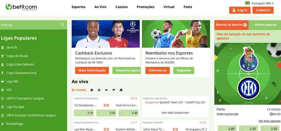 Possui função de cash-out, que é um mecanismo importante no mercado de apostas esportivas que pode reduzir possíveis perdas e garantir ganhos aos jogadores, mas não se aplica a todos os esportes ou jogos, apenas a alguns esportes ou jogos específicos.